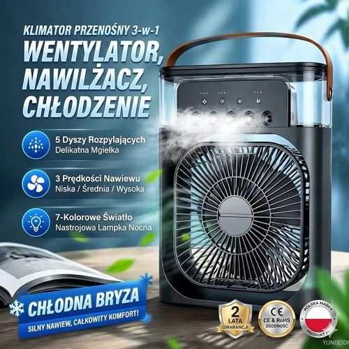 Lodowy Wentylator od AquaLumen – Najlepszy Sposób na Upały 🥵